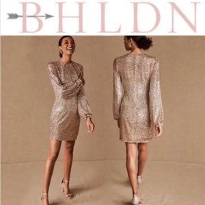 NWT BHLDN Carys Dress - Goldie Mini Sequin Dress size 14